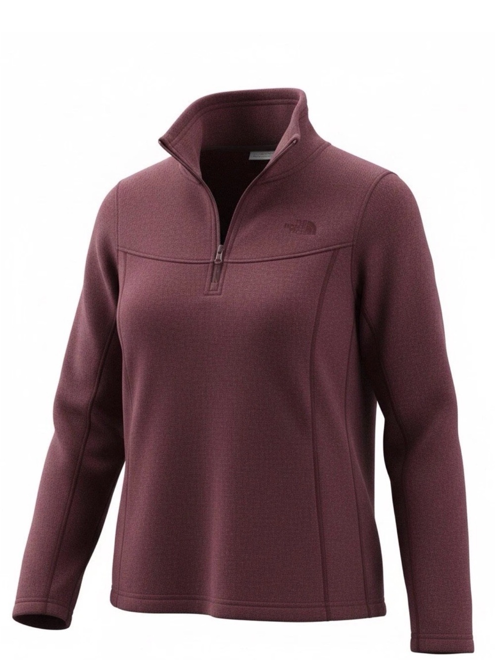 The North Face Women's Quarter-Zip Fleece - Burgundy Plum